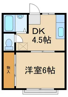 ウッディ6【2階】の間取り
