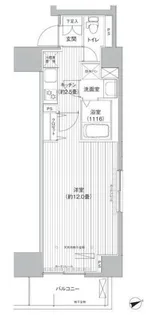 アクシス池袋【13階】の間取り