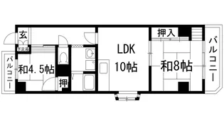 松本ビル【3階】の間取り