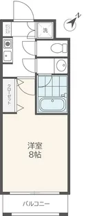 カーサ・モデルナ【2階】の間取り