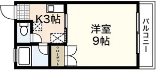 エンゼルタナカ【1階】の間取り
