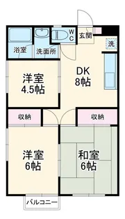 メゾンアンナ【2階】の間取り