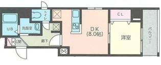 フィオーレ品川【2階】の間取り