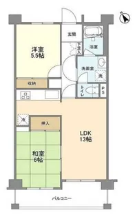 東京都世田谷区砧4【マンション】の間取り