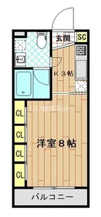 K’s city1【2階】の間取り