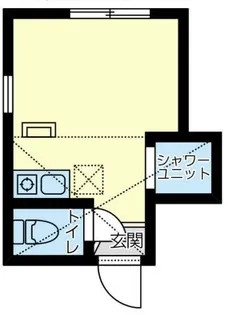 神奈川県横浜市神奈川区西神奈川3【アパート】の間取り
