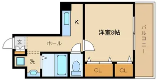 ボワリジェール【4階】の間取り