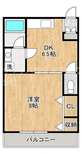 ヴィラホーライB【2階】の間取り