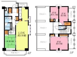 グランヴェール平台の間取り