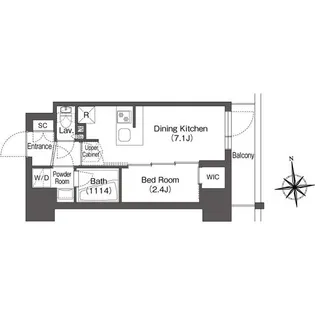 コンフォリア王子【4階】の間取り