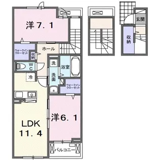 ルミナス【3階】の間取り