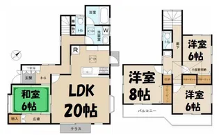 埼玉県北葛飾郡杉戸町大字杉戸【一戸建】の間取り