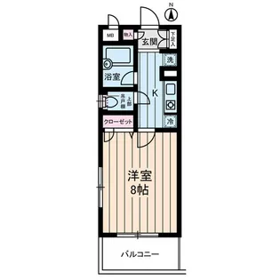 ヴィレッジ・イン・上高井戸【2階】の間取り