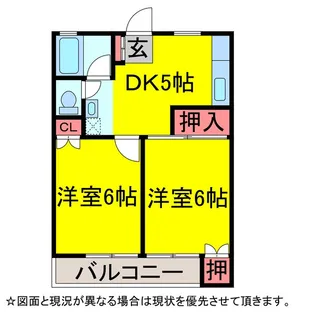 Tフィオーレ5【1階】の間取り