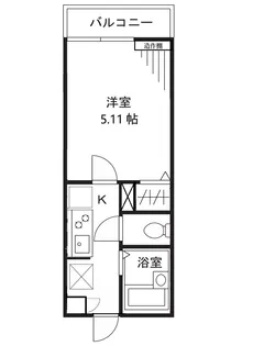 ユーハコート溝口A棟【3階】の間取り