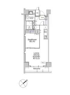 クラシアム神奈川台場【4階】の間取り
