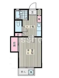 マ・シャンブル【1階】の間取り