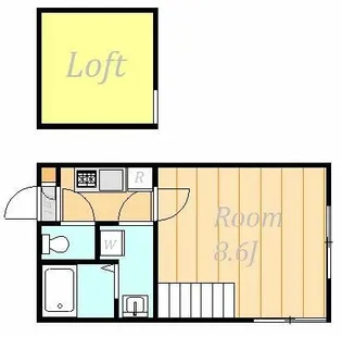 アークアンシェル【2階】の間取り