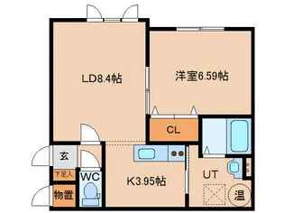 LINO GRACE【2階】の間取り