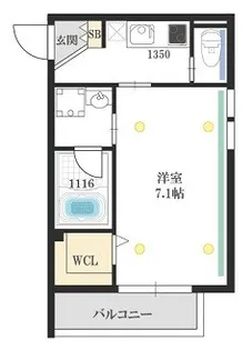 ステディ八戸ノ里【2階】の間取り