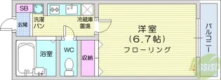 ワカユーヒルズ【2階】の間取り