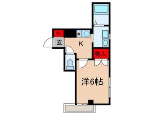 ヴィーノK2【2階】の間取り