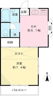 パストラル・ハイムB棟【2階】の間取り