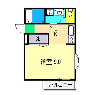 エトワール城見【2階】の間取り