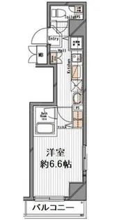ガラシティ東日本橋【11階】の間取り