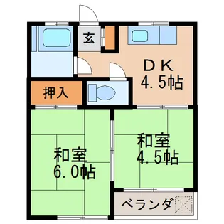 つるいビル【2階】の間取り