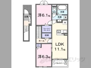 カルムメゾンK I【2階】の間取り