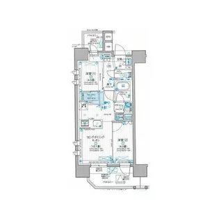 デュオステージ相模大塚【12階】の間取り