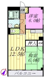 ドミールイズキ【1階】の間取り
