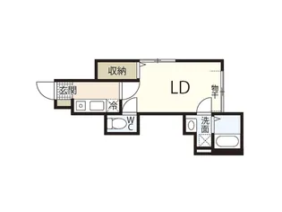 リバーノース大宮【1階】の間取り