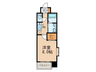 ギャラクシー博多駅前【5階】の間取り