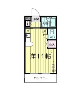 ロイヤルハイツ東八【3階】の間取り