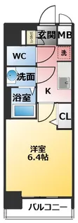 プレサンス名駅南エディフィス【3階】の間取り
