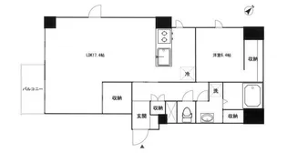 南青山ユニハイツ【7階】の間取り