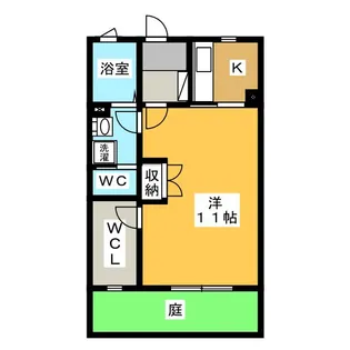 フルハウスB棟【1階】の間取り