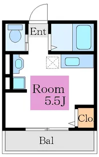 メイプルコート【2階】の間取り