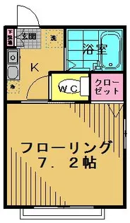 アーリア府中B棟【2階】の間取り