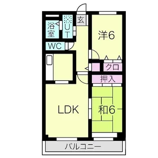 サウス・ステーション公輝【4階】の間取り