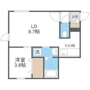 COLZA SHIROISHI【2階】の間取り