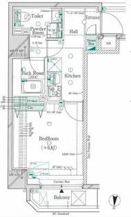 ガリシア錦糸町V【4階】の間取り