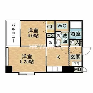サムティ丸山公園【8階】の間取り
