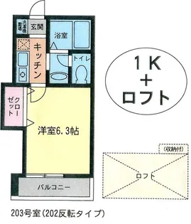 (旧)コーポイシハラ【2階】の間取り