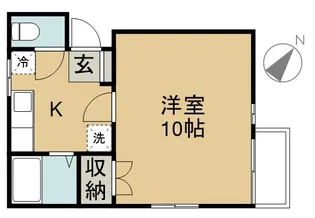 メイプルハイツ【2階】の間取り