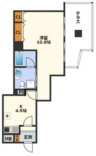 willDo南森町【1階】の間取り