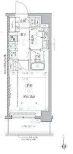 ベルシード川崎大師【4階】の間取り