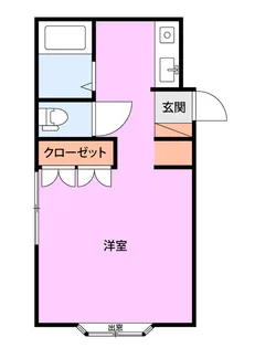 シュタットハウス中条【1階】の間取り